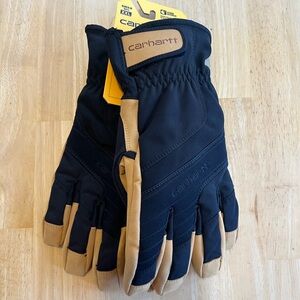 Carhartt Insulated Work Gloves Black and Tan Men's XXL NWT